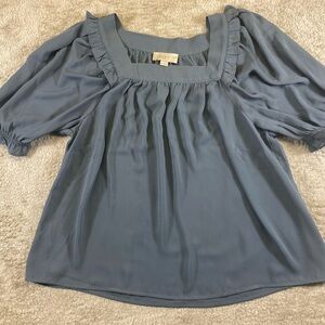 LOFT Women's Elegant Blue Blouse